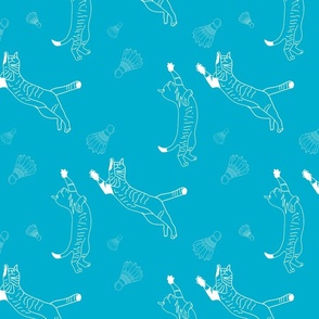 Badminton Cat Aqua