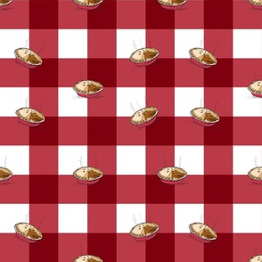 Pie on Gingham