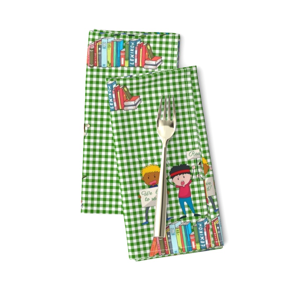 Boys' Books l Green Gingham l Children's Books l Checkers l Books Lovers