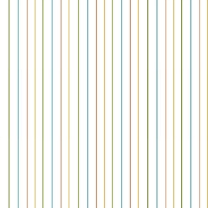 Folk Art Stripe Blanc