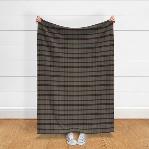 Dark Academia Calan Plaid Pattern - Light Beige Sage Dark Grey (M) 6 Inch