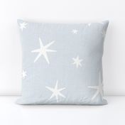 Textured Celestial Starry Boho Sky On Soft Blue Outer Space (Jumbo)