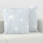 Textured Celestial Starry Boho Sky On Soft Blue Outer Space (Jumbo)