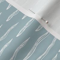 Ocean waves nautical design in white and soft blue grey -small scale