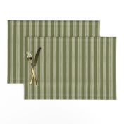 Country Farmhouse Green And White Vertical Candy Stripe - small