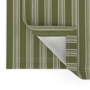 Country Farmhouse Green And White Vertical Candy Stripe - small