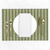 Country Farmhouse Green And White Vertical Candy Stripe - small