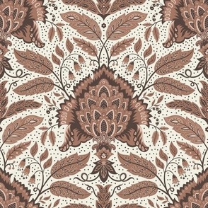 Mocha Mousse Botanical Tapestry