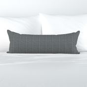 XS-3in Black & White Classic Houndstooth with Faux Tweed Texture