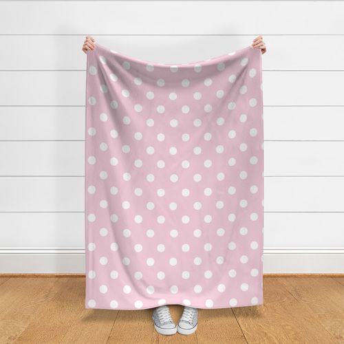 Jumbo / Pastel bubblegum Pink Polka Dots for Bedroom Nursery