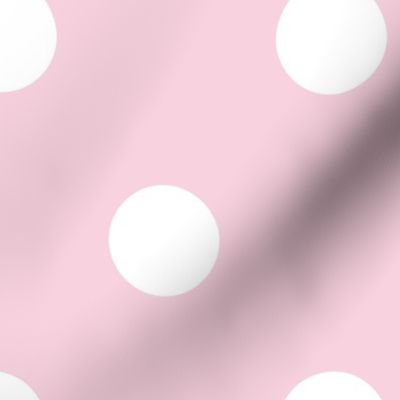 Jumbo / Pastel bubblegum Pink Polka Dots for Bedroom Nursery