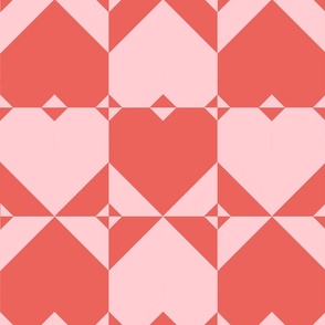 Valentine Cheater Quilt Pattern