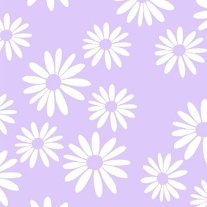 White Daisies, Lilac