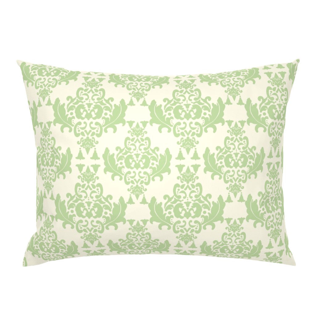 Celery Cream Damask