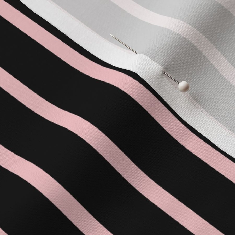 Paris Swag ~ Black and Dauphine Stripe