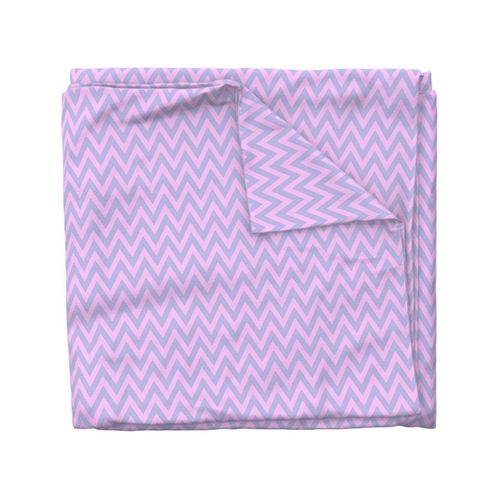  Pink and gray Chevron or herringbone  baby pink and grey linen