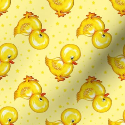 Rubber Duckie starry skies duck