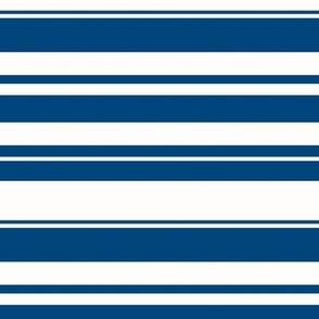 Horizontal Navy Stripes