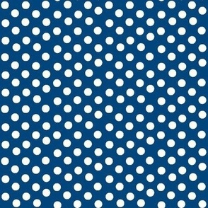 Pretty Polka Dots in Navy