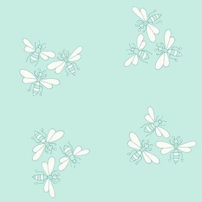 Flower Bees, Green