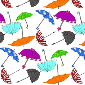 Sketchy Umbrellas