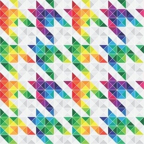 Rainbow Houndstooth