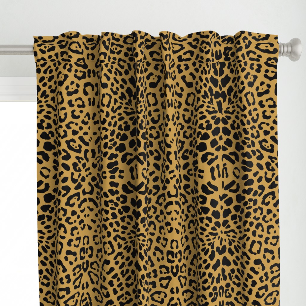 Ooh La La! Leopard ~ Black on Gilt