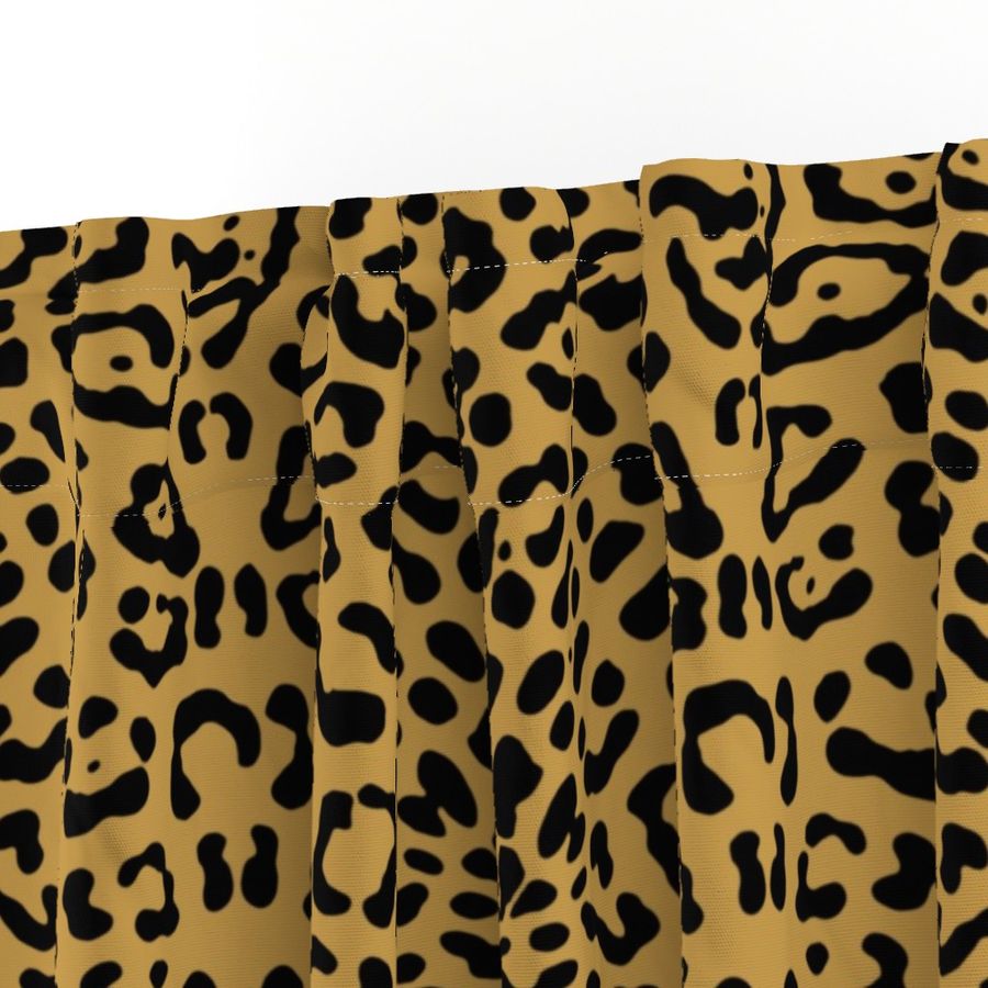 Ooh La La! Leopard ~ Black on Gilt