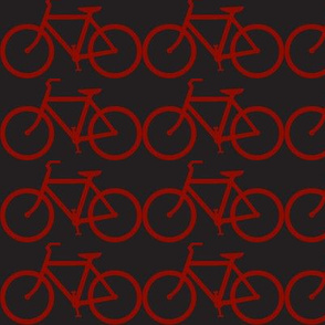 medium bicycle symbol red & black