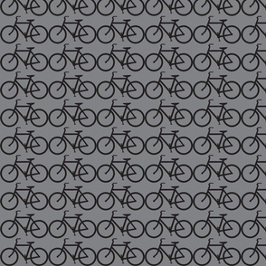 medium bicycle symbol black and gray