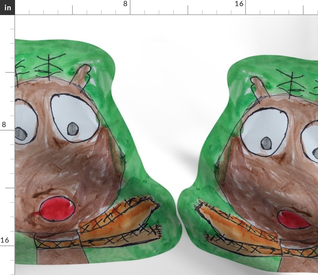 Nathan's Reindeer Pillow