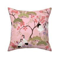 Japanese Garden Pink 14 inch Repeat