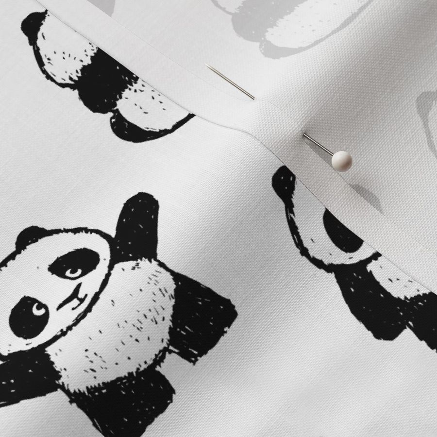 pandas on white || pandamonium