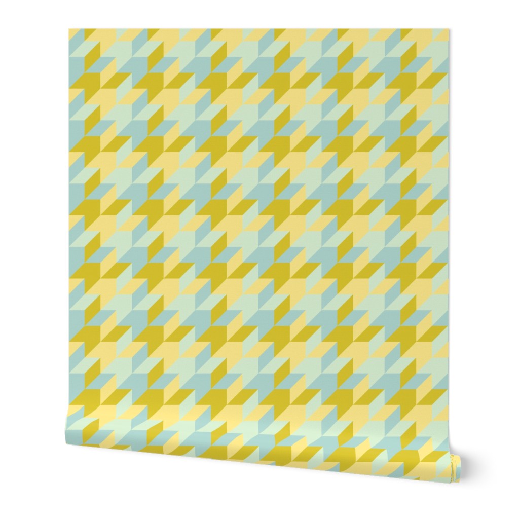 harlequin houndstooth - spring quilt