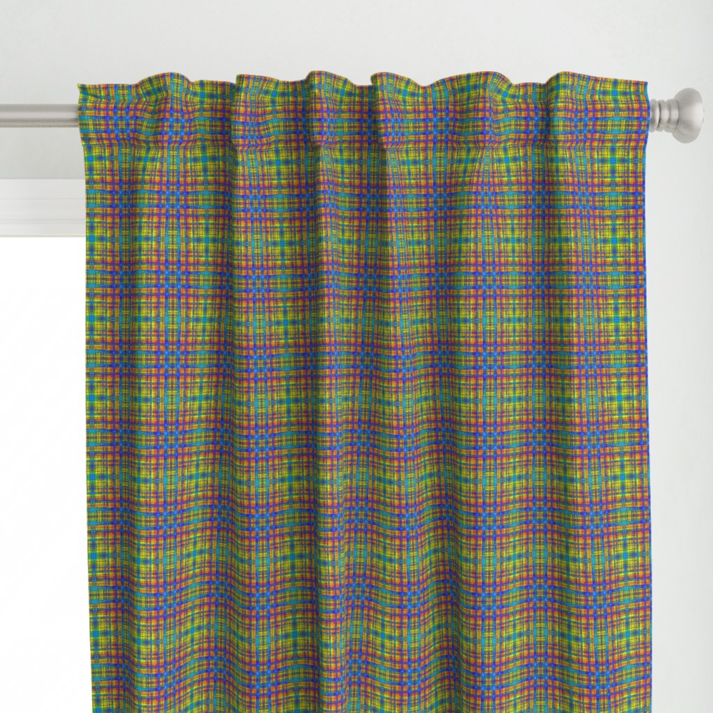 Mock Orange Leaf Plaid 2