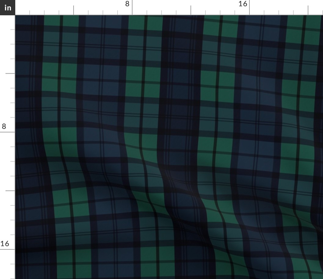 Dark Green Plaid