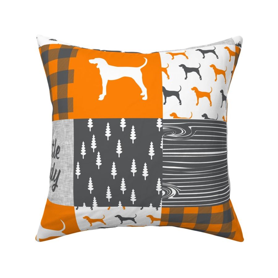 Little Lady || custom orange and grey coonhound