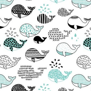 doodle whales