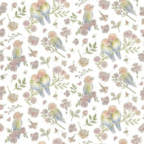 Birds and Bees Pattern