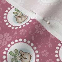 Wind Flower Mouse Dark Pink Large