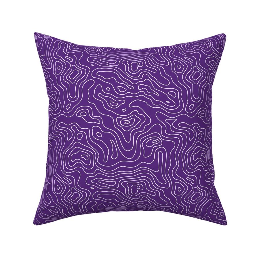 Topographic Map Purple and White Stripes Wave Elevation Topographic Topo Map Pattern -01-01-01-01