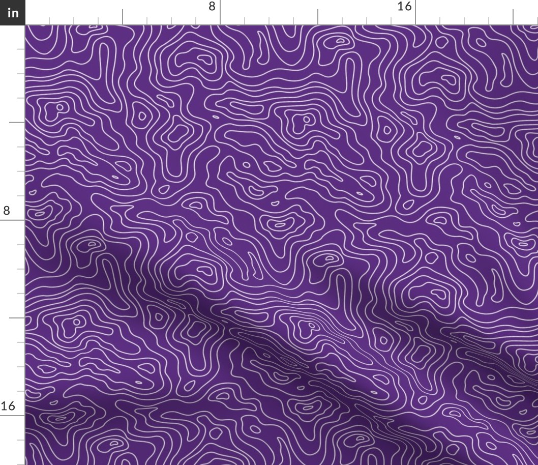 Topographic Map Purple and White Stripes Wave Elevation Topographic Topo Map Pattern -01-01-01-01