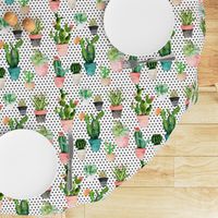 10.5" Cactus Obsession /Black & White / Polka Dots