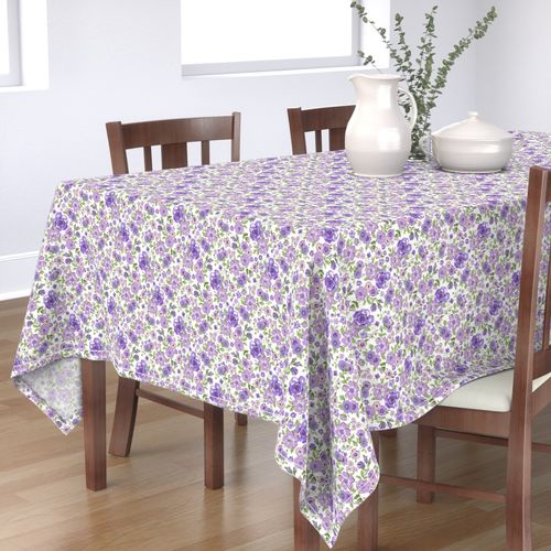 Ditsy Flowers Floral Purple Lilac