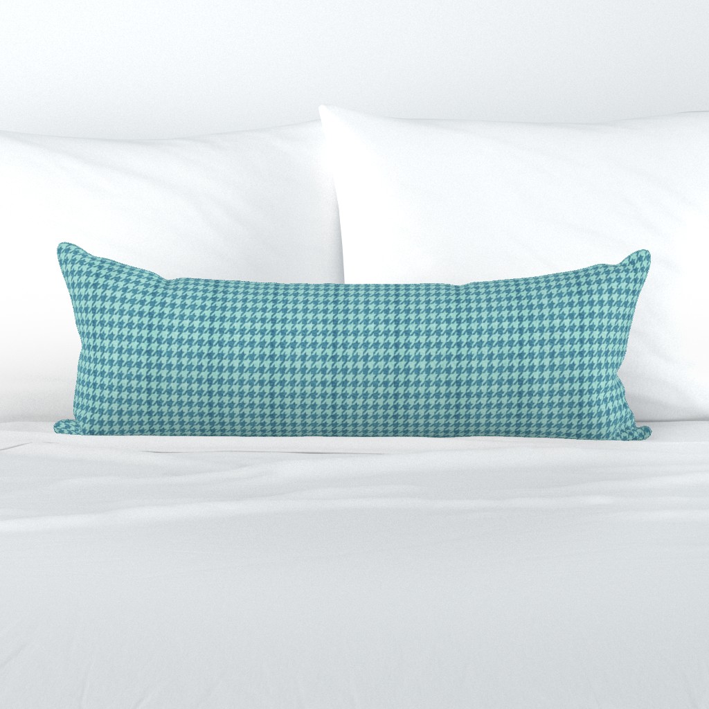 Le parc houndstooth (mint/teal) 