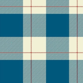 French Blue Plaid