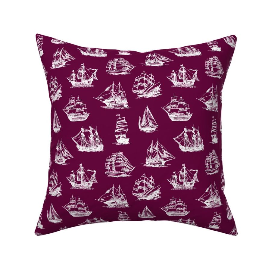 Sailing Ships on Tyrian Purple // Small