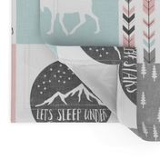 fearfully and wonderfully made - pink, grey, aviary blue (fawn) 90