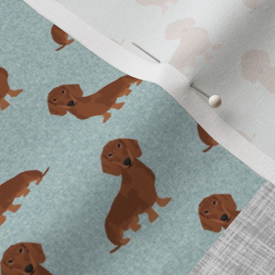 dachshund pet quilt b dog breed silhouette cheater quilt