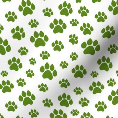 Green Doggy Paws // Small